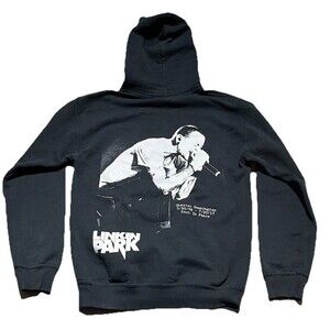 Linkin Park Chester Bennington Celebrate Life  Concert Hoodie Black Size S